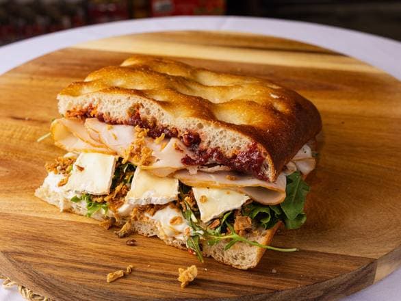 Fabulosa (Spicy Cappicolo) sandwich on Focabari bread